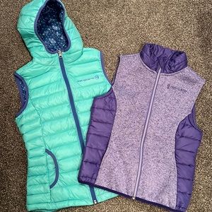 SOLD Bundle of 2 girls Free country vests size M 10/12